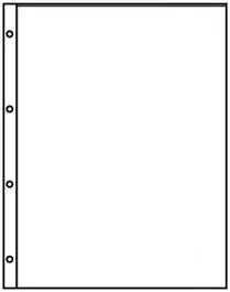 Lindner 8811 glashelder insteekblad 10 stuks Oryginalny