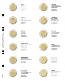 Niska cena Lindner MU2E12 voordrukblad voor 2 Euro herdenkingsmunten Italie 2014