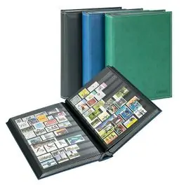 Najlepsza cena Lindner 1195 insteekalbum groot formaat 30 bl / 60 blz. zwarte bladen, kleur naar keuze