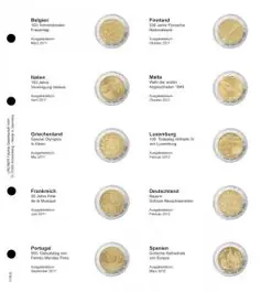 Lindner 1118-9 Voordrukblad Belgie 2011 - Spanje 2011 + K3 muntblad Niska cena