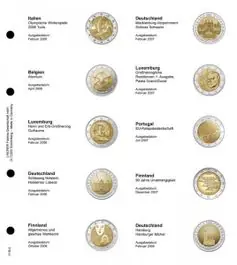 Darmowa dostawa Lindner 1118-2 Voordrukblad Italie 2006 - Duitsland 2008 + K3 muntblad