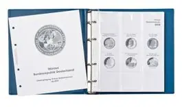 Lindner 1117 M2 voordrukalbum 10 euro herdenkingsmunten Duitsland 2010-2015 Premium