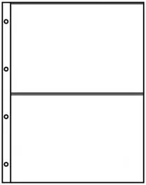 Popularny Lindner 4102 zwart insteekblad 10 stuks