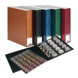 Lindner 3532M Muntenalbum en cassette Publica M met 10 muntbladen Oryginalny