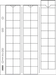 Kup teraz Lindner MU54R muntenblad 54 vaks incl. rode tussenbladen (5x)