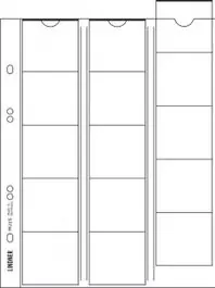 Lindner MU15R muntenblad 15 vaks incl. rode tussenbladen (5x) Tylko dziś