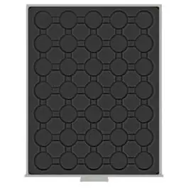 Bezpieczna płatność Lindner 2530C muntenbox Carbo-zwart C-32 mm