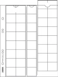 Tani Lindner MU40 muntenblad 40 vaks incl. zwarte tussenbladen (5x)
