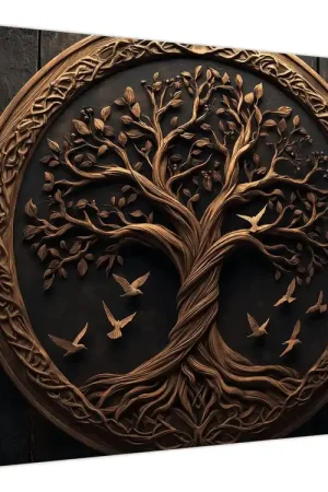 Tani Schilderij – Houten levensboom