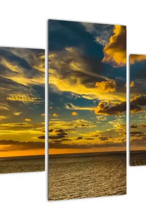 Schilderij - Zonsondergang op zee Darmowa dostawa