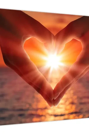 Tani Schilderij - Zon in het hart