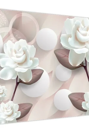 Schilderij - Rozenbloesems Premium