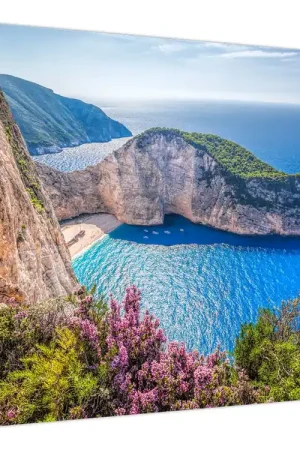 Schilderij - Navagio strand, Griekenland Popularny