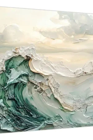 Schilderij - 3D zee-abstractie Zamów teraz