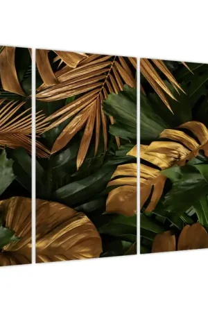 Rabat Schilderij - Gouden bladeren