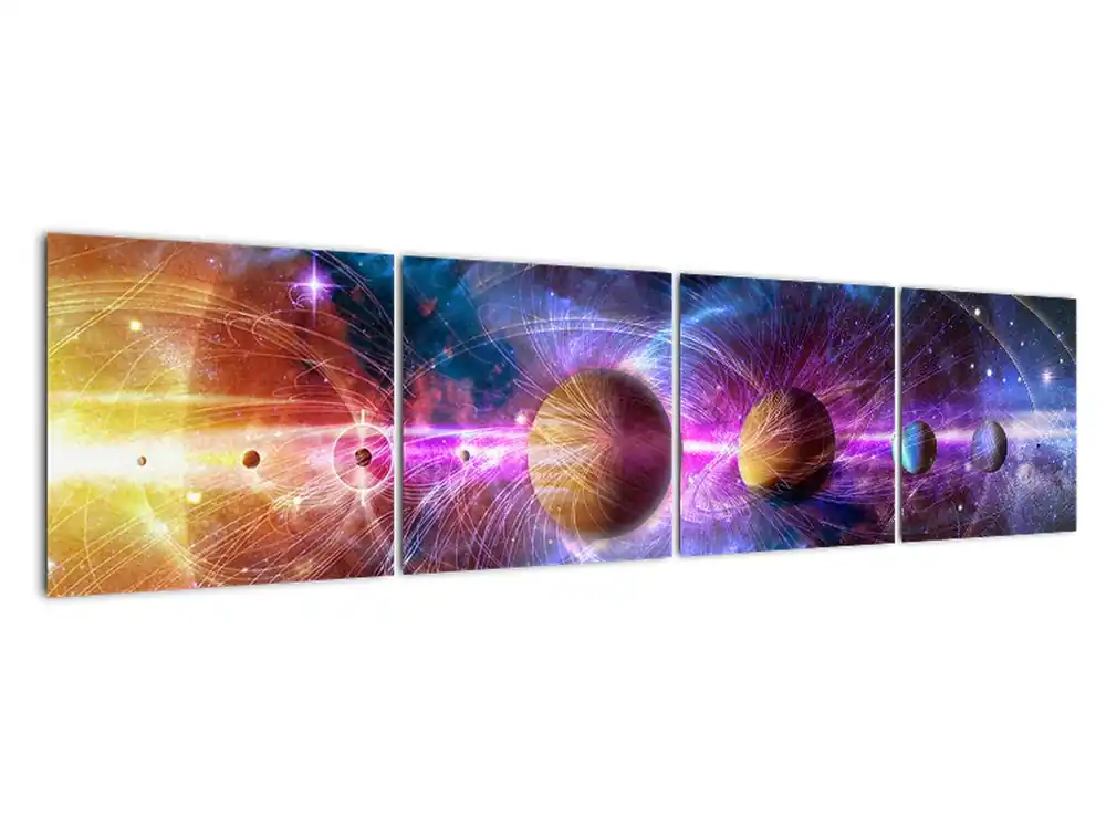 Schilderij - Zonnestelsel Popularny