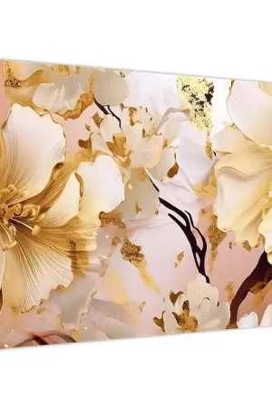 Kup teraz Schilderij - Gouden bloemen