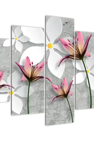 Najlepsza cena Schilderij - Abstracte bloemen