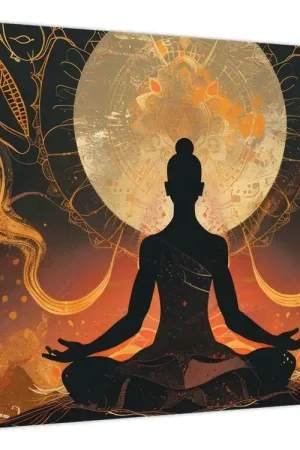 Schilderij - Meditatie Nowość