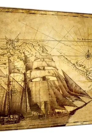 Wyprzedaż Schilderij - Oude kaart