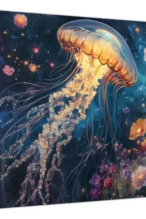 Schilderij - Magische kwal Tylko dziś