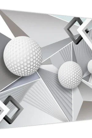 Schilderij - Geometrische abstractie Zwrot pieniędzy