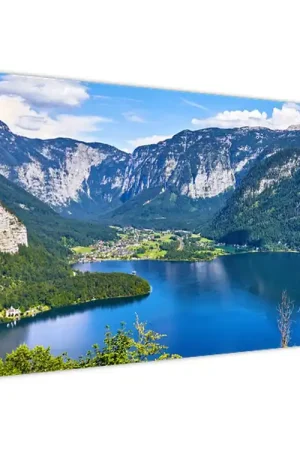 Schilderij - Hallstättersee, Hallstatt, Oostenrijk Bezpieczna płatność