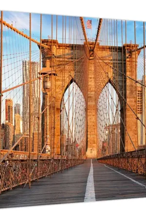 Schilderij - Brooklyn Bridge Ostatnia szansa