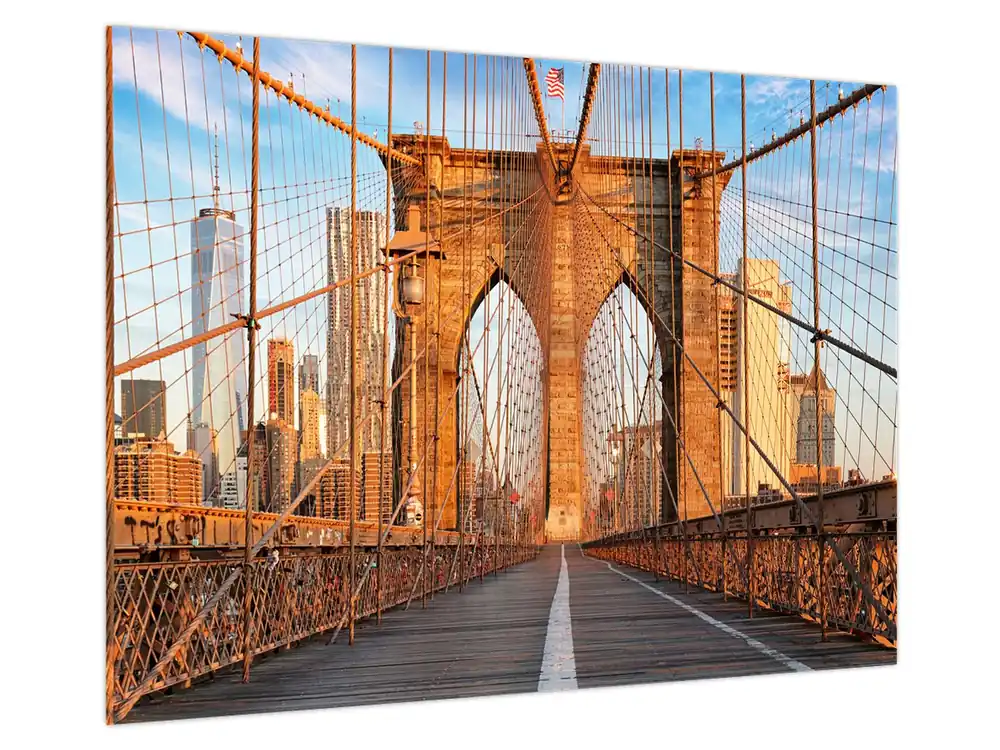 Schilderij - Brooklyn Bridge Ostatnia szansa
