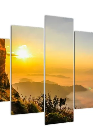 Oferta limitowana Schilderij - Dal in de ochtendmist