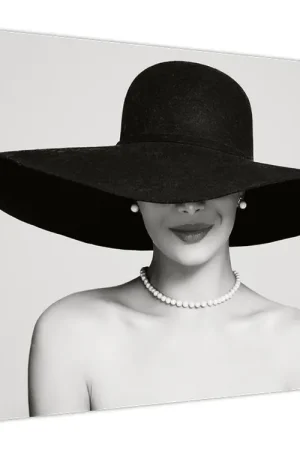 Zamów teraz Schilderij - Vrouw met hoed