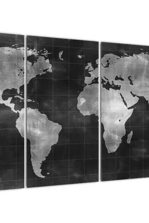Schilderij - Wereldkaart Nowość