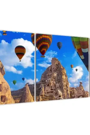 Rabat Schilderij - Heteluchtballonnen, Cappadocia, Turkije