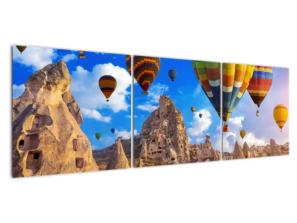 Rabat Schilderij - Heteluchtballonnen, Cappadocia, Turkije