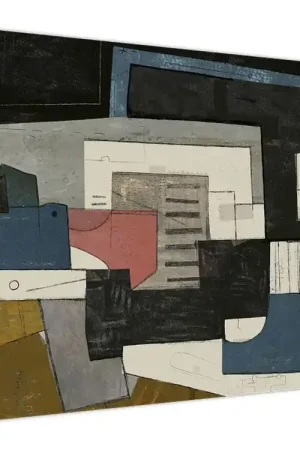 Schilderij - Abstractie, kubisme Tylko dziś