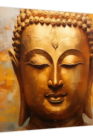 Premium Schilderij - Boeddha, olieverfschilderij