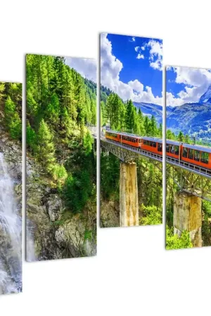 Schilderij - Matterhorn, Zermatt, Valais, Zwitserland Promocja