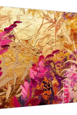 Szybka dostawa Schilderij - Abstract schilderij van bloemen II.