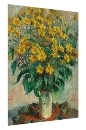 Schilderij - Claude Monet, Jerusalem Artichoke Flowers, reproducties Zwrot pieniędzy