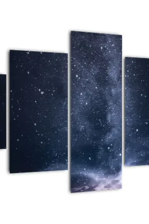Schilderij - Hemel met sterren Autentyczny