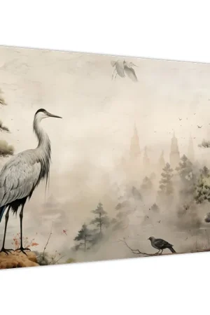 Schilderij - Cartoon landschap Ostatnia szansa