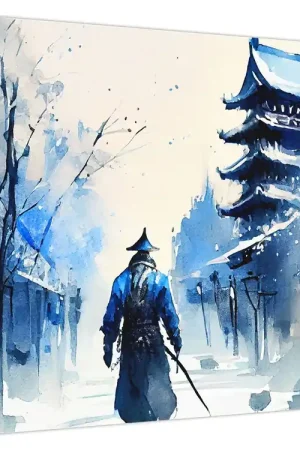 Promocja Schilderij - Samoerai, aquarel