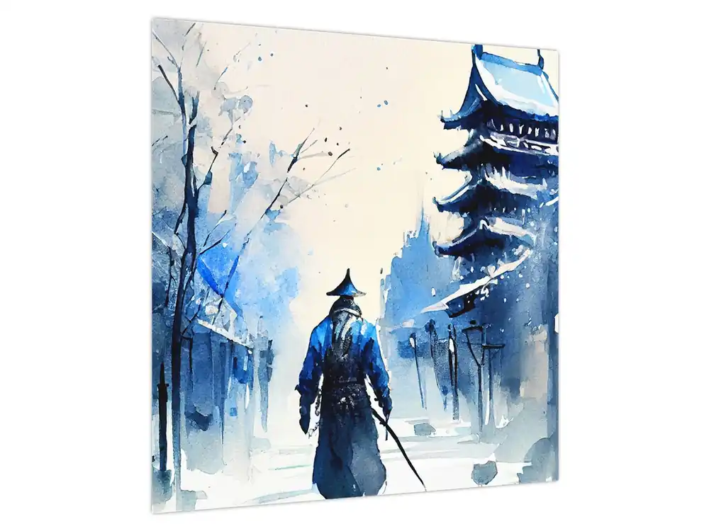 Promocja Schilderij - Samoerai, aquarel