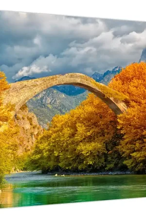 Schilderij - Brug van Konitsa Wyprzedaż