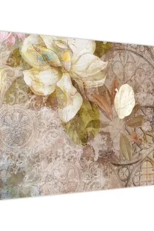 Schilderij - Bloemen ornament Najlepsza cena