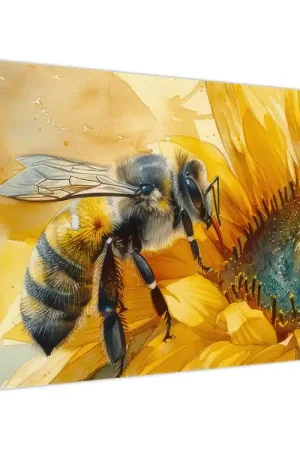 Schilderij - Bij, aquarel Oferta