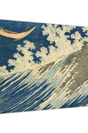 Rabat Schilderij - Katsushika Hokusai, Fishing Boats at Choshi in Shimosa (Soshu Choshi) , reproducties