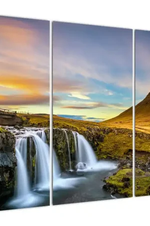 Ekspresowa dostawa Schilderij - Berg en watervallen in Ijsland