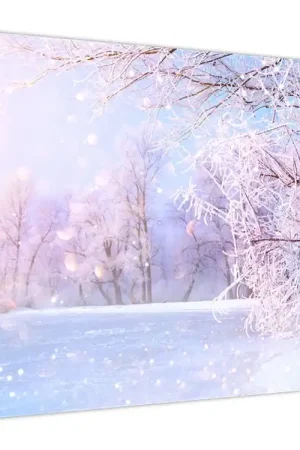 Schilderij - IJskoude winter Najlepsza cena