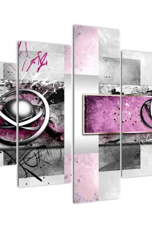 Schilderij - Abstractie Ekspresowa dostawa